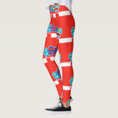 Kroatië vlag patroon leggings (Links)