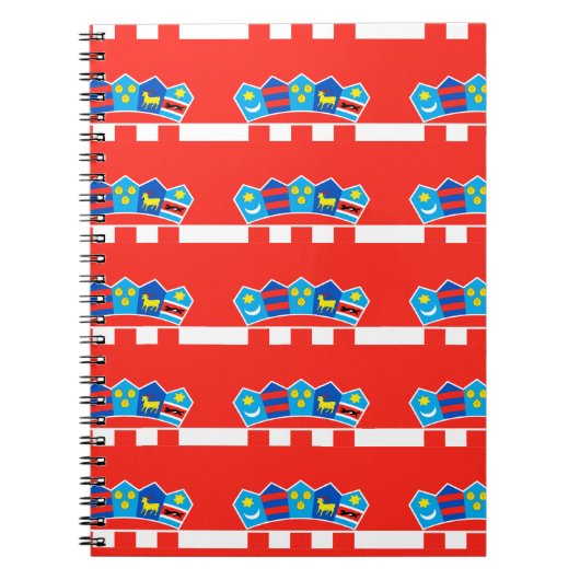 Kroatië vlag patroon notitieboek (Voorkant)