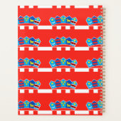 Kroatië vlag patroon planner (Achterkant)