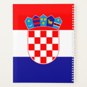 Kroatië Vlag Planner (Achterkant)