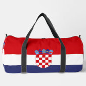 Kroatië vlag plunjezak (Voorkant)