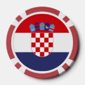 Kroatië vlag poker chips (Achterkant)