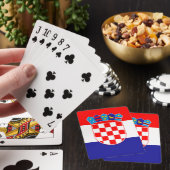 Kroatië Vlag Pokerkaarten (Insitu)