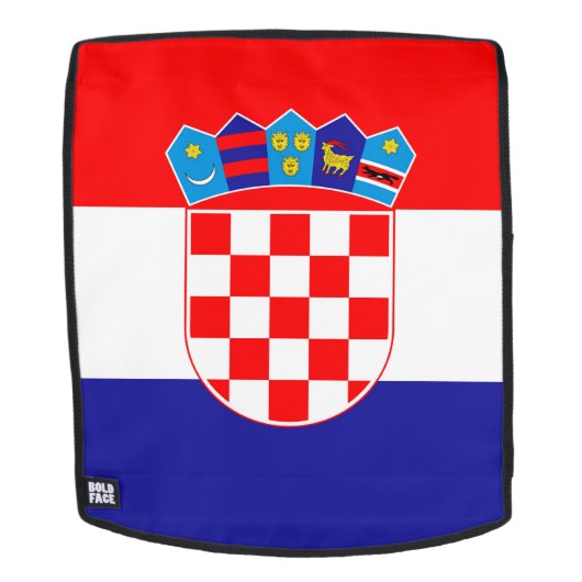 Kroatië Vlag Rugtassen (Verwijderbaar gezicht)