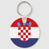 Kroatië vlag sleutelhanger (Achterkant)