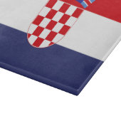 Kroatië vlag snijplank (Hoek)