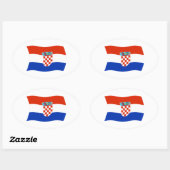 Kroatië Vlag Sticker (Vel)