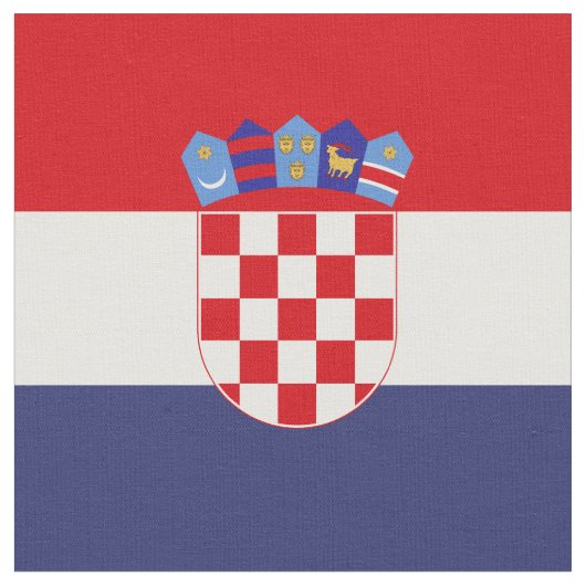 Kroatië vlag stof (Close Up)
