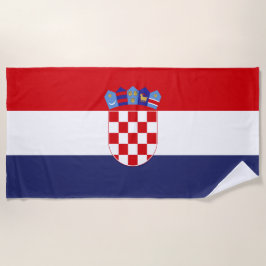 Kroatië vlag strandlaken