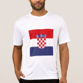 Kroatië vlag t-shirt (Voorkant)