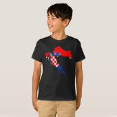 Kroatië | Vlag T-shirt (Voorkant volledig)