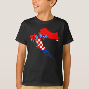 Kroatië   Vlag T-shirt