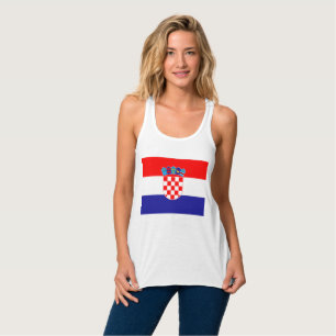 Kroatië vlag tanktop