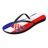 Kroatië Vlag Teenslippers (Schuin)