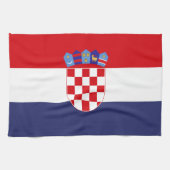 Kroatië vlag theedoek (Horizontaal)