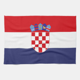 Kroatië vlag theedoek