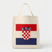 Kroatië vlag tote bag (Voorkant)