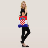 Kroatië Vlag Tote Bag (Op model)