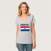 Kroatië - vlag van Kroatië T-shirt (Voorkant volledig)