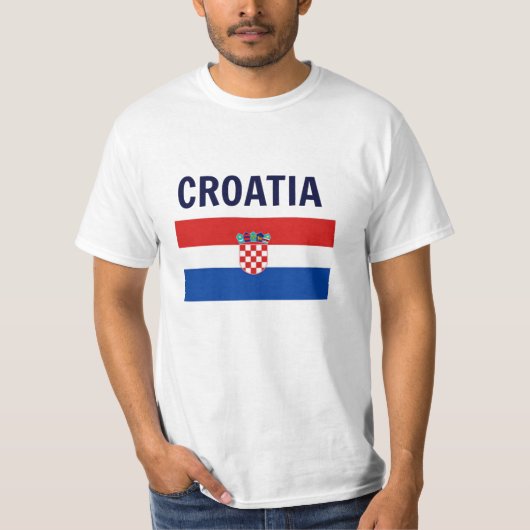 Kroatië - vlag van Kroatië T-shirt (Voorkant)