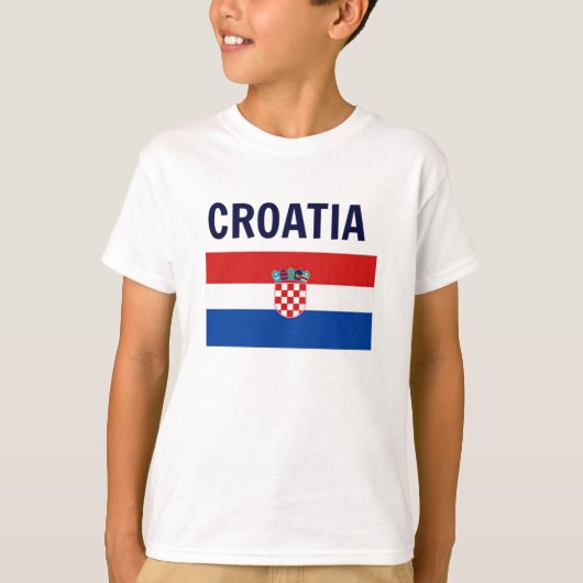 Kroatië - vlag van Kroatië T-shirt (Voorkant)