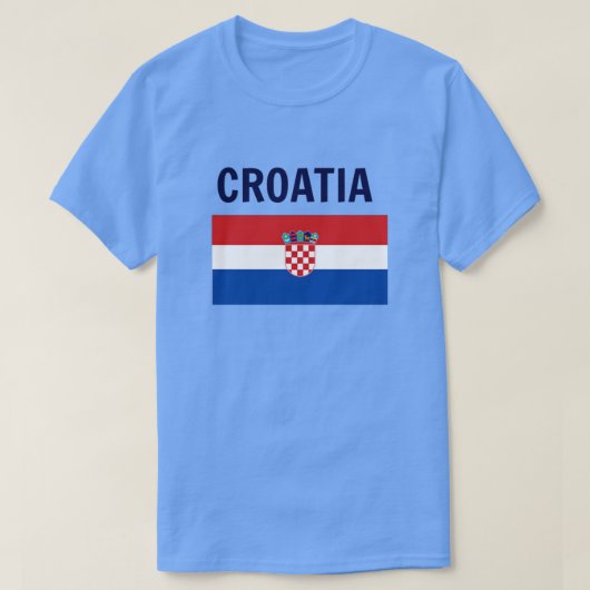 Kroatië - vlag van Kroatië T-shirt (Design voorkant)