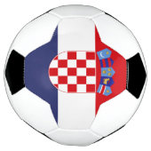 Kroatië vlag voetbal (Gedraaid)