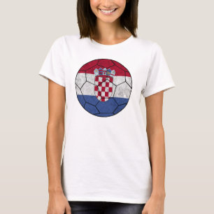 Kroatië Voetbal Dames Baby Doll T-shirt