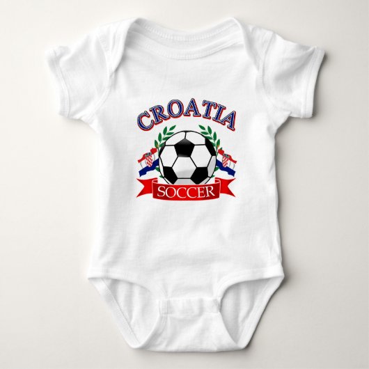 Kroatië voetbal design romper (Voorkant)