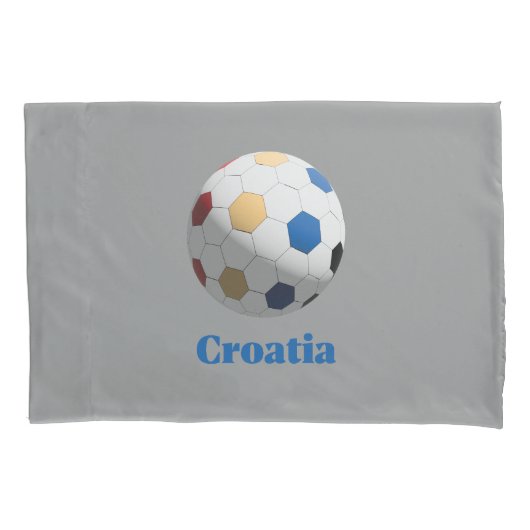 Kroatië Voetbal Kussensloop (Voorkant)