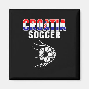 Kroatië Voetbalfans T-Shirt - Steun het Kroatische Magneet