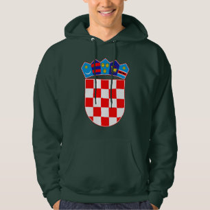 Kroatië Wapen Hoodie Kroatisch Erfgoed