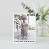 Kroatië - Zagreb Briefkaart (Staand voorkant)