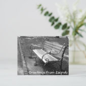 Kroatië - Zagreb Briefkaart (Staand voorkant)