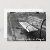 Kroatië - Zagreb Briefkaart (Voorkant / Achterkant)