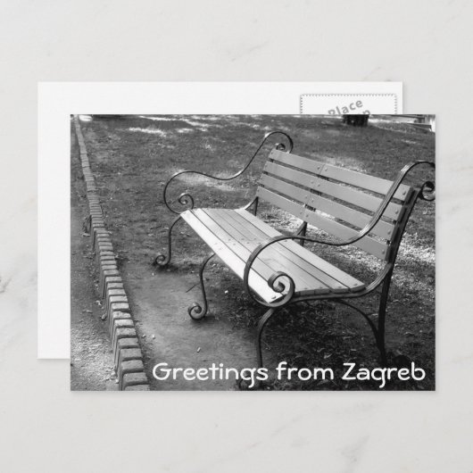 Kroatië - Zagreb Briefkaart (Voorkant / Achterkant)