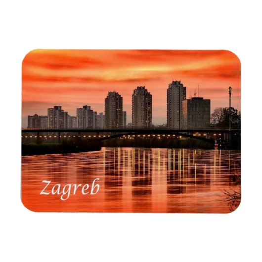 Kroatië - Zagreb - Magneet (Horizontaal)