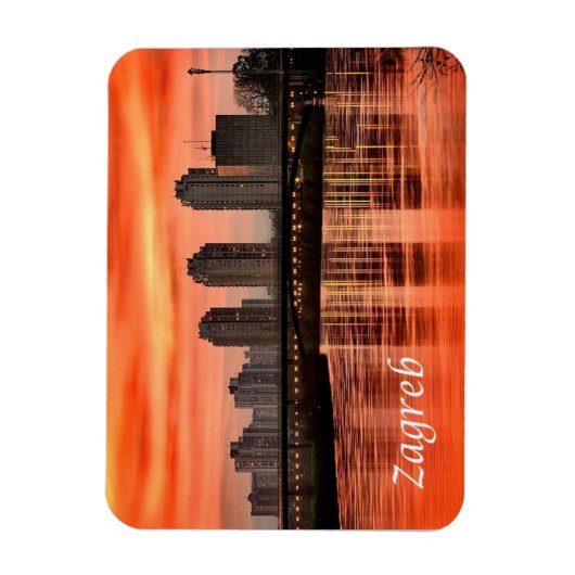 Kroatië - Zagreb - Magneet (Verticaal)