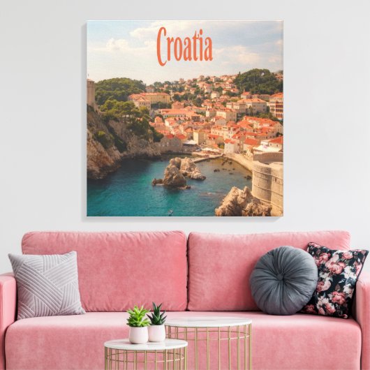 Kroatië Zuidoost-Europa Zagreb Canvas Afdruk (Insitu (Woonkamer))