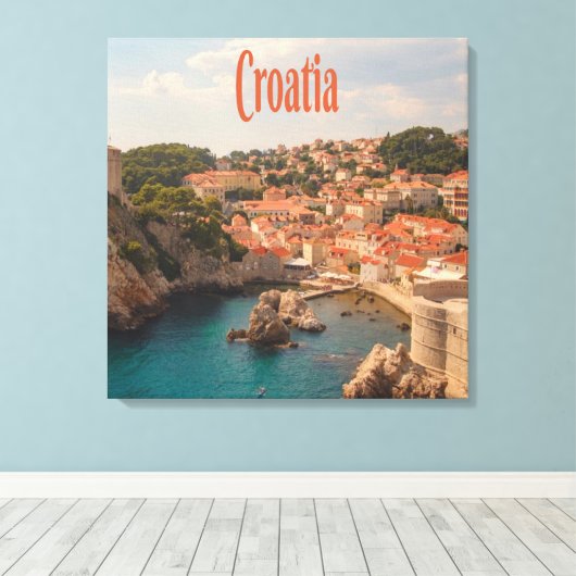 Kroatië Zuidoost-Europa Zagreb Canvas Afdruk (Insitu (Houten vloer))