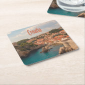 Kroatië Zuidoost-Europa Zagreb Kartonnen Onderzetters (Schuin)