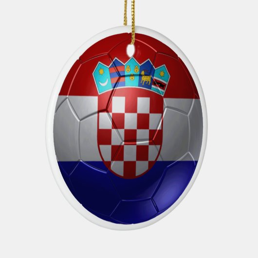 Kroatien-Ball Keramisch Ornament (Rechts)