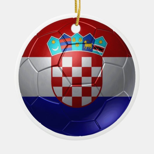 Kroatien-Ball Keramisch Ornament (Voorkant)