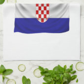 Kroatien Fan Design  Theedoek (Gevouwen)