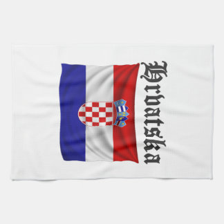 Kroatien Fan Design  Theedoek