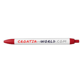 KROATIËvsWORLD Blauwe Inkt Pen