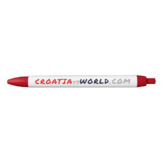 KROATIËvsWORLD Blauwe Inkt Pen