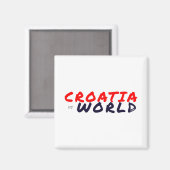 KROATIËvsWORLD Magneet (Voorkant / Achterkant)