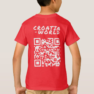 KROATIËvsWORLD Red T-shirt