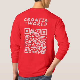 KROATIËvsWORLD Red T-shirt